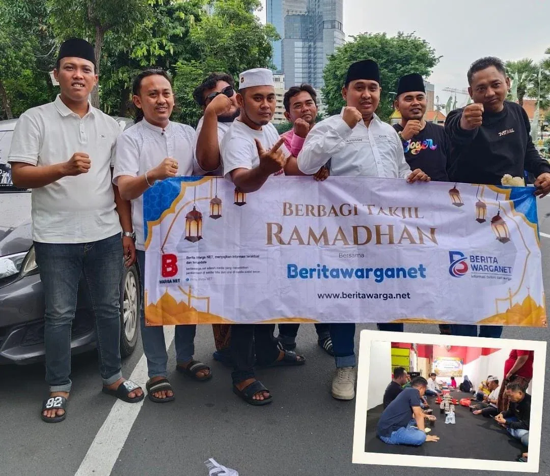 Beritawarga.net Bagikan 400 Takjil di Taman Apsari, AMI Turut Perkuat Aksi Sosial Ramadan
