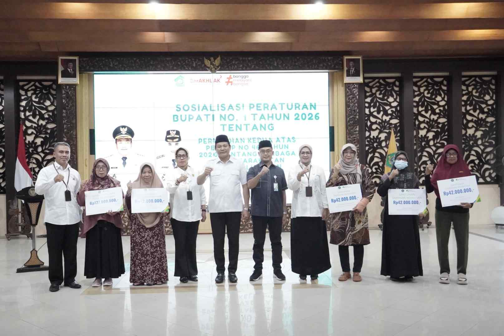 Bupati Subandi Sosialisasikan Perbup Nomor 1 Tahun 2026, Perkuat Peran Lembaga Kemasyarakatan Desa