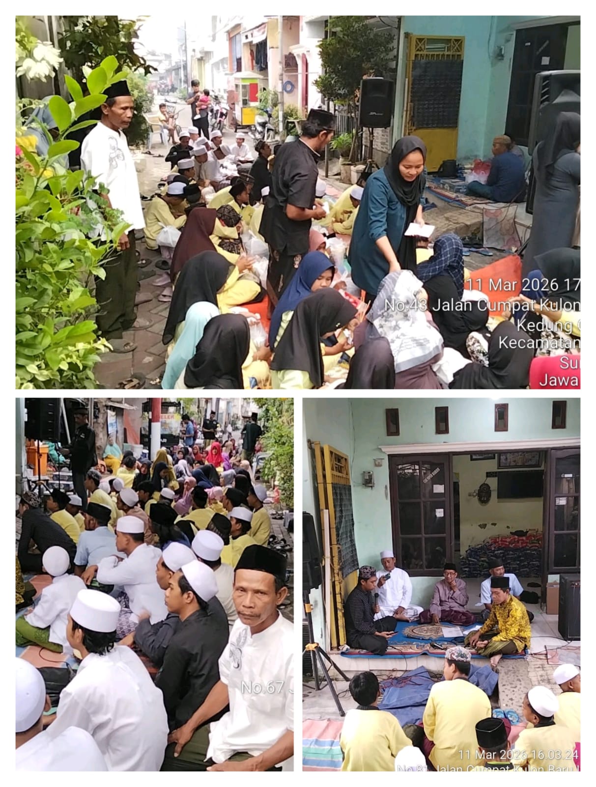Kepedulian Ramadhan: Lurah Kedung Cowek, Warga dan Donatur Bersatu Santuni Anak