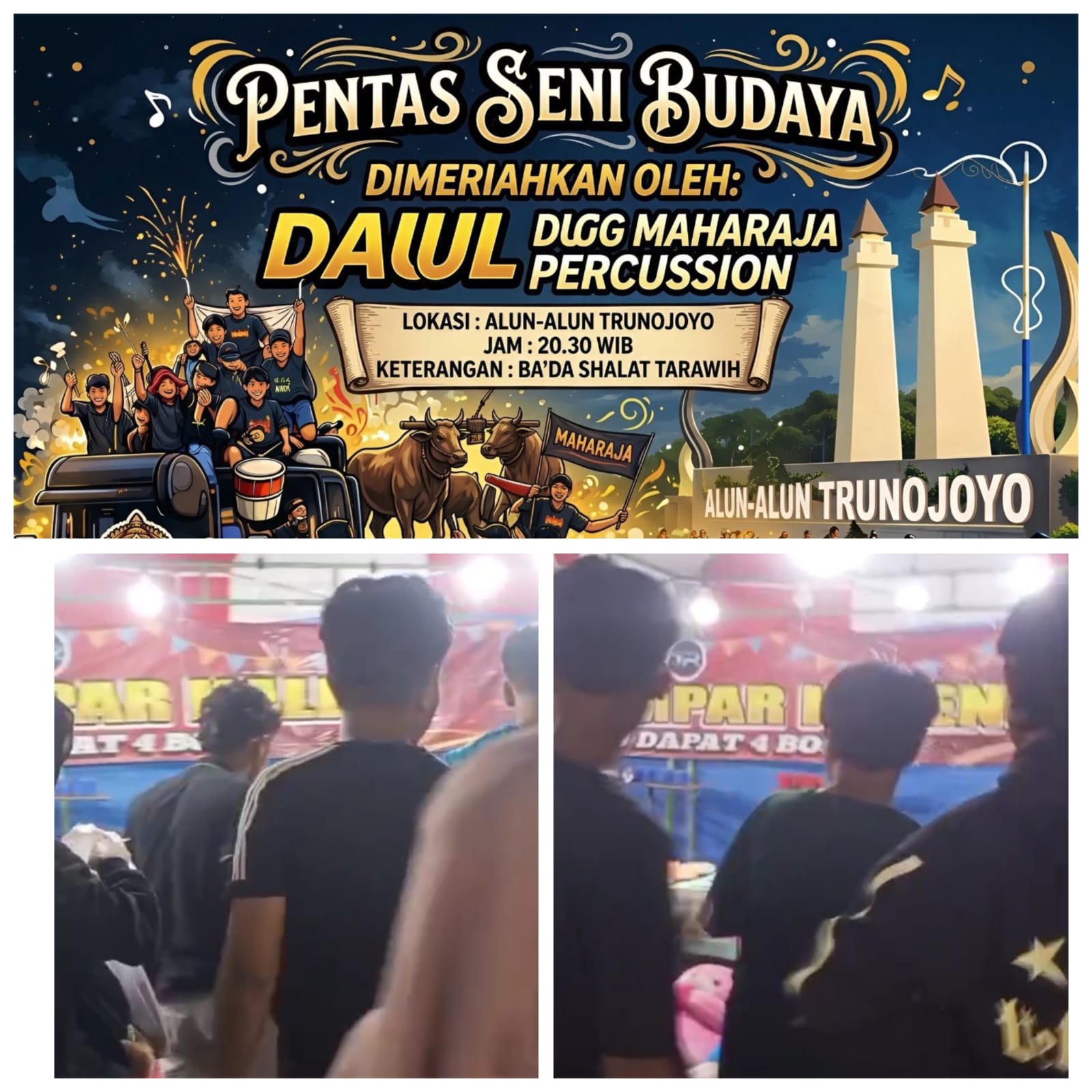 Bulan Suci Ramadhan Dinodai Dugaan Judi Bermodus Ketangkasan di Pentas Seni Budaya Alun-Alun Trunojoyo Sampang