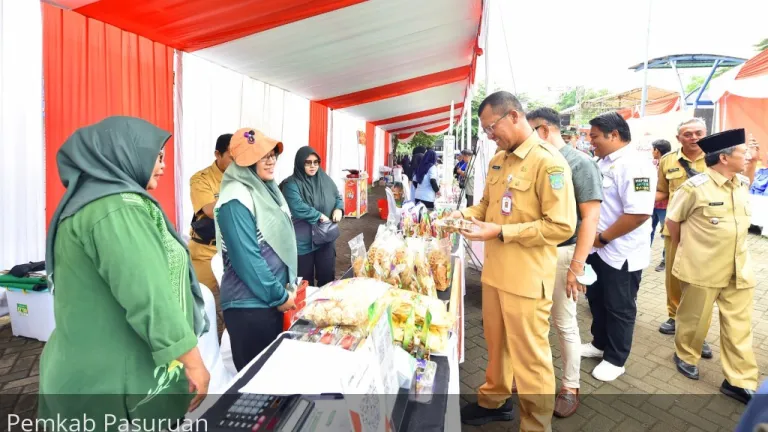 Pemkab Pasuruan Gelar Pasar Murah di Terminal Wisata Pasrepan