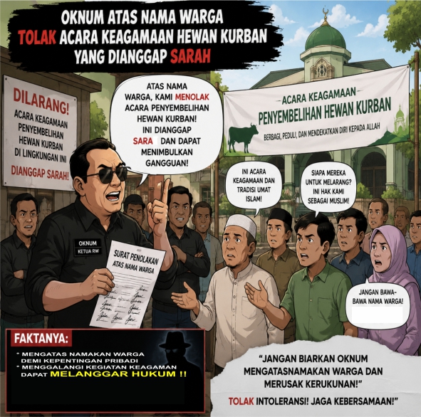 Diduga Halangi Penyembelihan Kurban, Oknum RW dan RT di Petemon Tuai Sorotan Warga
